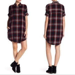 Madewell Courier Shirtdress in Rollins Plaid